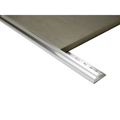 Victiles simple HALF ROUND TRIM - ALUMINIUM