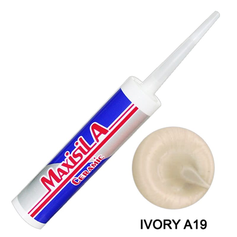 Victiles simple Maxisil A Ceramic Silicone - A19 Ivory