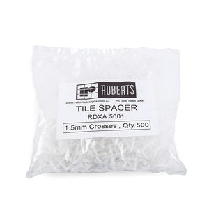 Victiles simple RDXA5001 ROBERTS DESIGN X SHAPE SPACER 1.5MM*500 BAG
