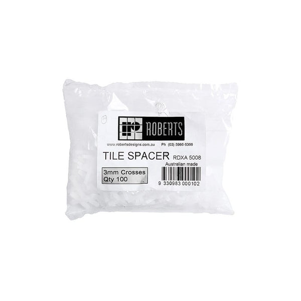 Victiles simple RDXA5008 ROBERTS DESIGN X SHAPE SPACER 3MM*100 BAG