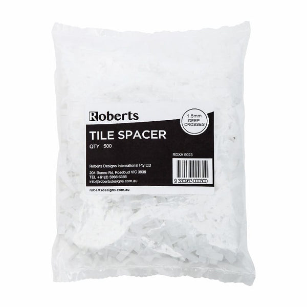 Victiles simple RDXA5023 ROBERTS DESIGN DEEP X SHAPE SPACER 1.5MM*500 BAG