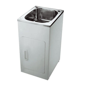 Victiles Sinks BLC-T27 Tulsa Laundry Troughs with Metal Cabinet (27 litre) 390x500x870 mm