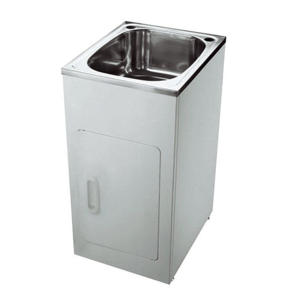 Victiles Sinks BLC-T27 Tulsa Laundry Troughs with Metal Cabinet (27 litre) 390x500x870 mm