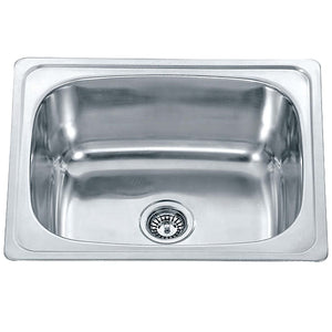 Victiles Sinks SS A26 LAVASSA Single 45L Laundry Tub
