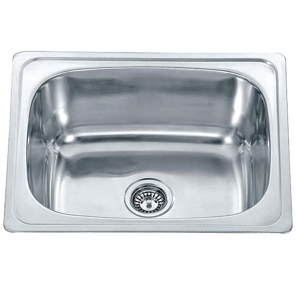 Victiles Sinks SS A26 LAVASSA Single 45L Laundry Tub
