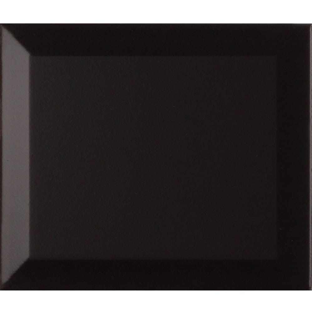 Victiles Tile 187836 ET_FORMA BISEL NERO SATIN 120X140MM Spain Made
