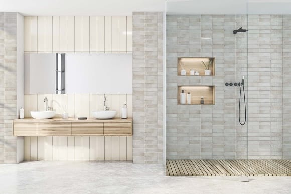 Victiles Tile T/AMCH65200 ESTUDIO AMAZONIA CHALK GLOSS 65*200mm