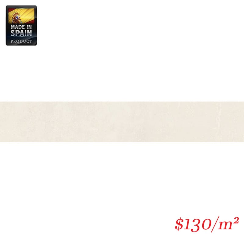 Victiles Tile 187921 FANCY WHITE REC MATT 95X600MM Spain Made