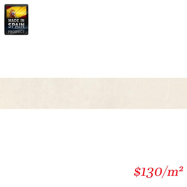 Victiles Tile 187921 FANCY WHITE REC MATT 95X600MM Spain Made