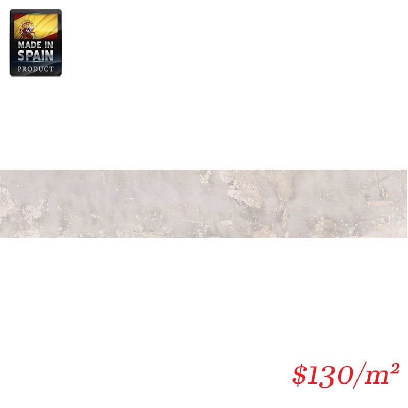 Victiles Tile 187923 FANCY GREY REC MATT 95X600MM Spain Made