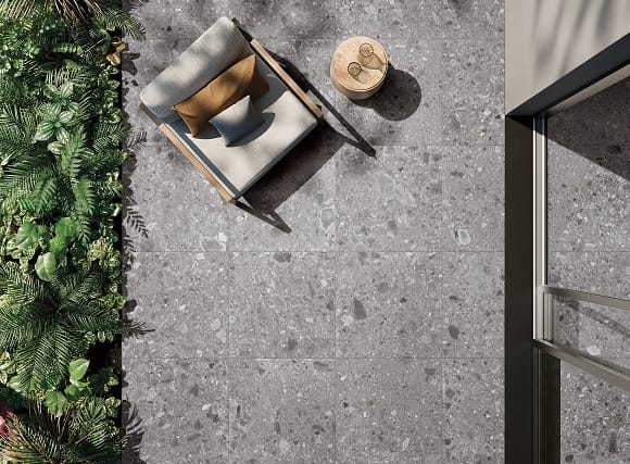 T/CESTDGM6060 ENTIVA CEPPO STONE DARK GREY MATT SMART-TECH 600*600mm REC.
