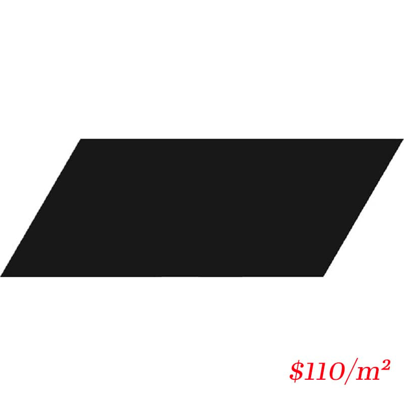 Victiles Tile T/FCBLA1125	ESTUDIO FRAME CHEVRON BASE L ANTHRACITE MATT 110*250mm