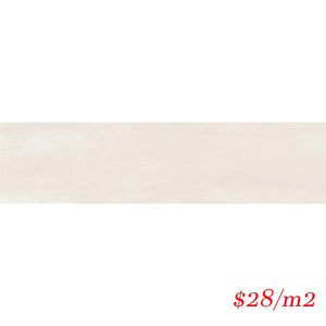 Victiles Tile LEO0043 URBAN SUBWAY PLAIN WHITE MATT 75X300MM