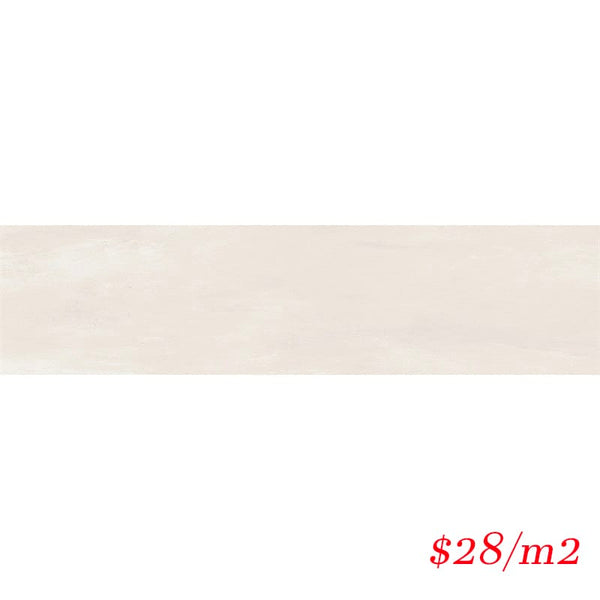 Victiles Tile LEO0043 URBAN SUBWAY PLAIN WHITE MATT 75X300MM