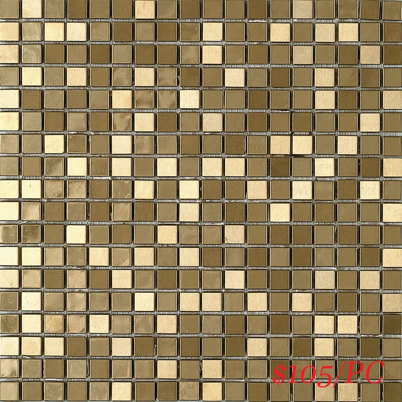Victiles Tile 185686 METALIC GOLD 301X301mm Spain Made
