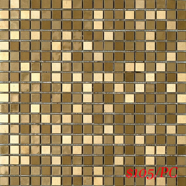 Victiles Tile 185686 METALIC GOLD 301X301mm Spain Made