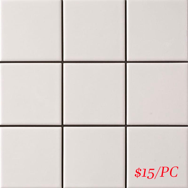 Victiles Tile CSQ WHT97G SQUARE MOSAIC 97mm WHITE GLOSS (300X300MM PER SHEET)