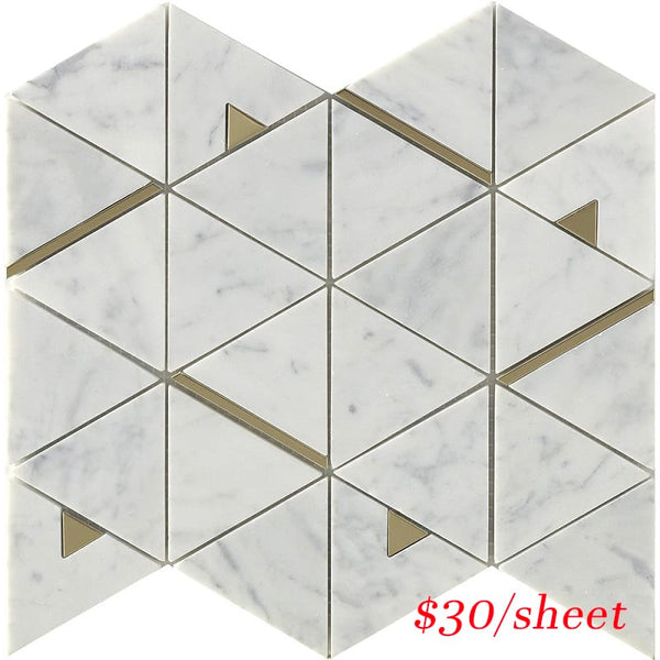 Victiles Tile DEC FORCAR DECO FORMES CARRARA 298x256MM