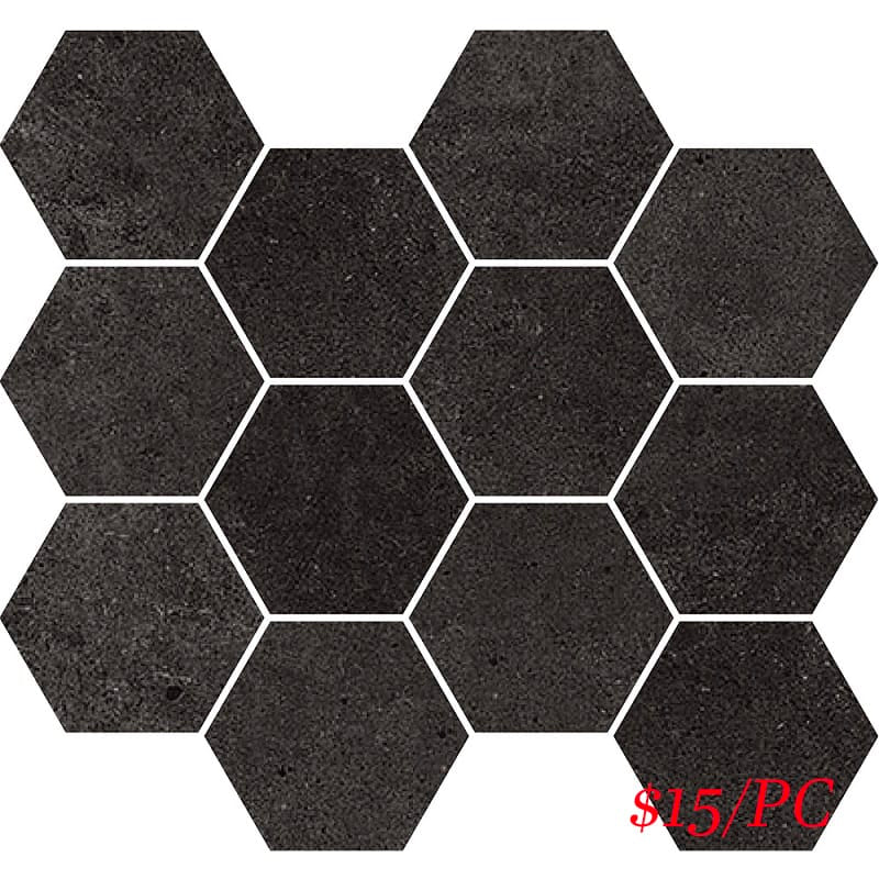 Victiles Tile PRD GRA30HEX PARADIGM GRAPHITE HEXAGON MOSAIC 300X300MM