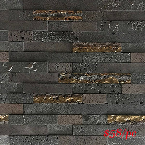 Victiles Tile NATSTOLAVIRR2050 NATURAL STONE LAVA IRREGULAR 20mmX50mm/100mmX12mm (300mmX350mm)