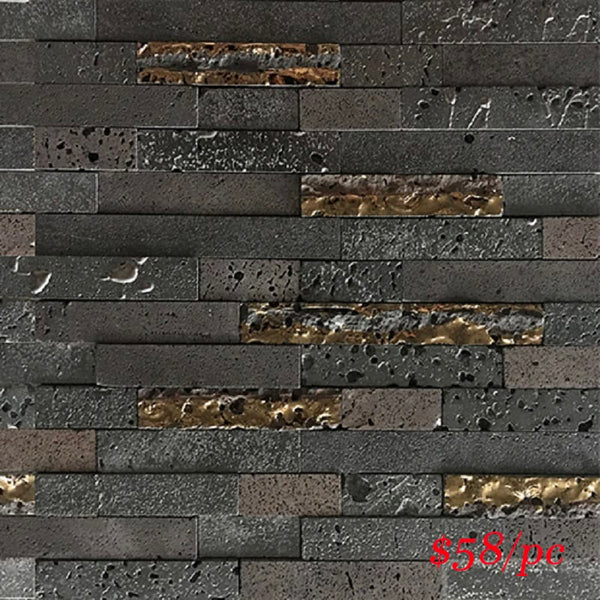 Victiles Tile NATSTOLAVIRR2050 NATURAL STONE LAVA IRREGULAR 20mmX50mm/100mmX12mm (300mmX350mm)