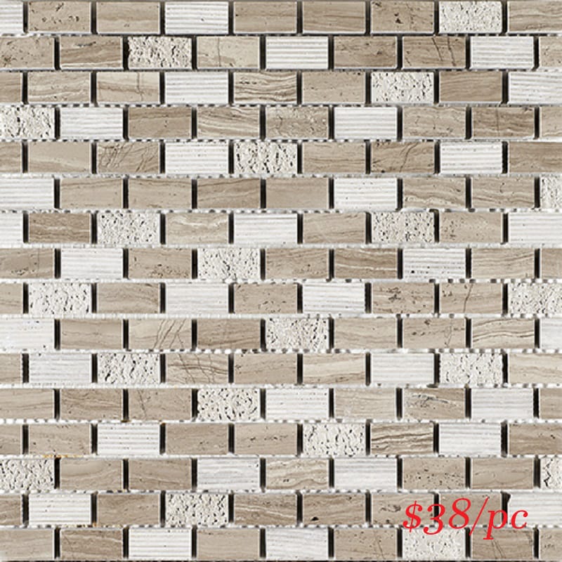 Victiles Tile NATTOUGREWOO15308 NATURAL TOUCH GREY WOOD 15mmX30mmX8mm (290X350mm)