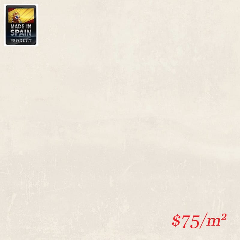 Victiles Tile 187525 FANCY WHITE REC MATT 600X600MM Spain Made