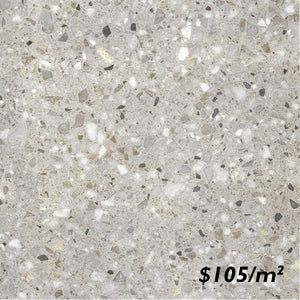 Victiles Tile SAI0015 FRAMMENTA TERRAZZO TAUPE POLISH RECT 600X600MM