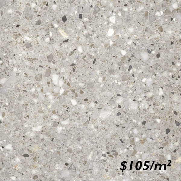 Victiles Tile SAI0015 FRAMMENTA TERRAZZO TAUPE POLISH RECT 600X600MM