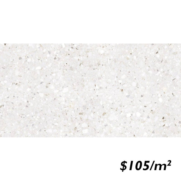 Victiles Tile SAI0004 FRAMMENTA TERRAZZO BIANCO POLISH RECT 300X600MM