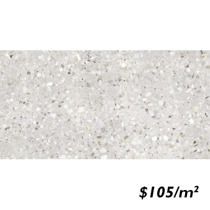 Victiles Tile SAI0009 FRAMMENTA TERRAZZO PERLA POLISH RECT 300X600MM