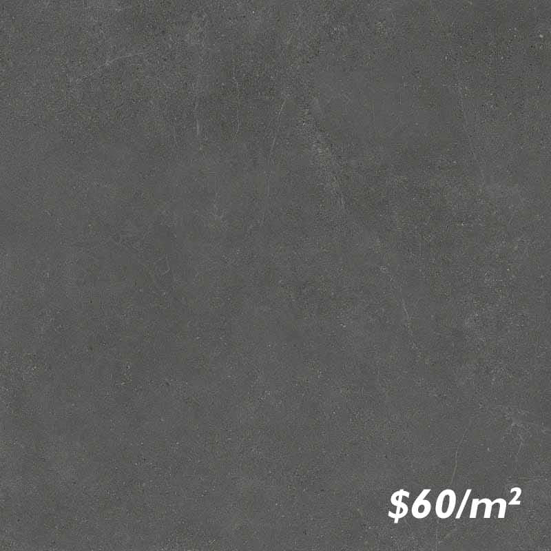 Victiles Tile 6CREBKM C6179 CRETE NERO BLACK MATT P4 600X600mm