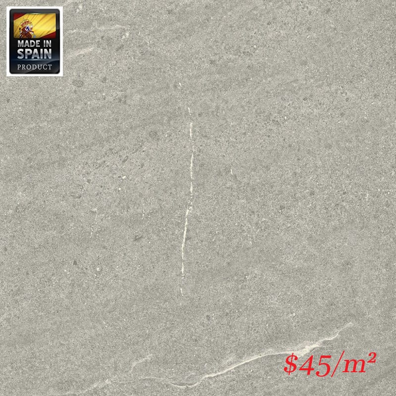 Victiles Tile 187651 EMPORIO GREY REC MATT 600*600MM R10 Spain Made