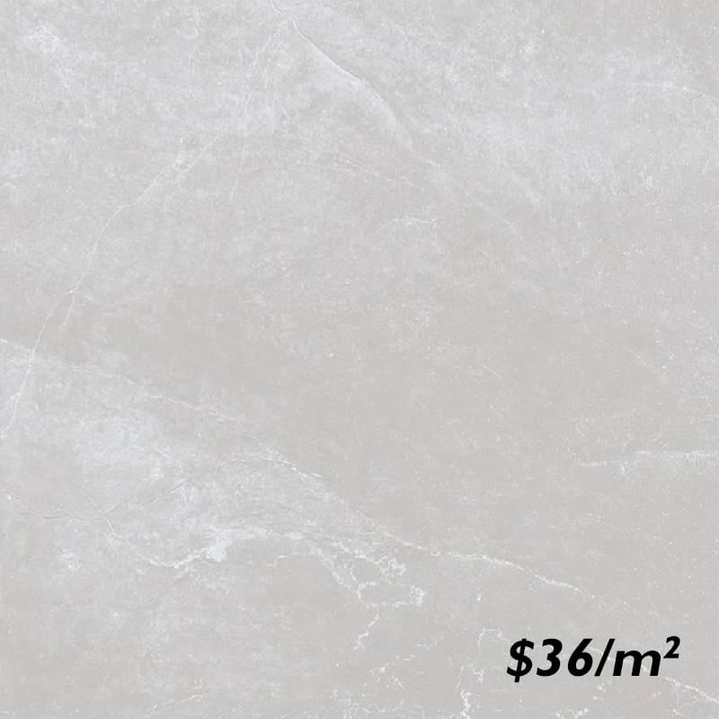 Victiles Tile T/DEGRMA6060 GUOCERA DESTIN GREY MATT 600*600mm REC.