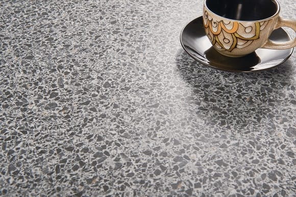 Victiles Tile T/TERDGMTM3060 ENTIVA TERRAZZO DARK GREY MATT 300*600mm REC.