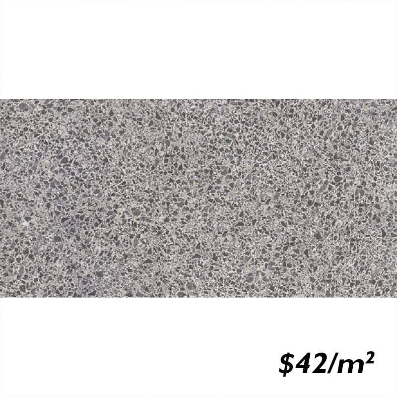Victiles Tile T/TERDGMTM3060 ENTIVA TERRAZZO DARK GREY MATT 300*600mm REC.