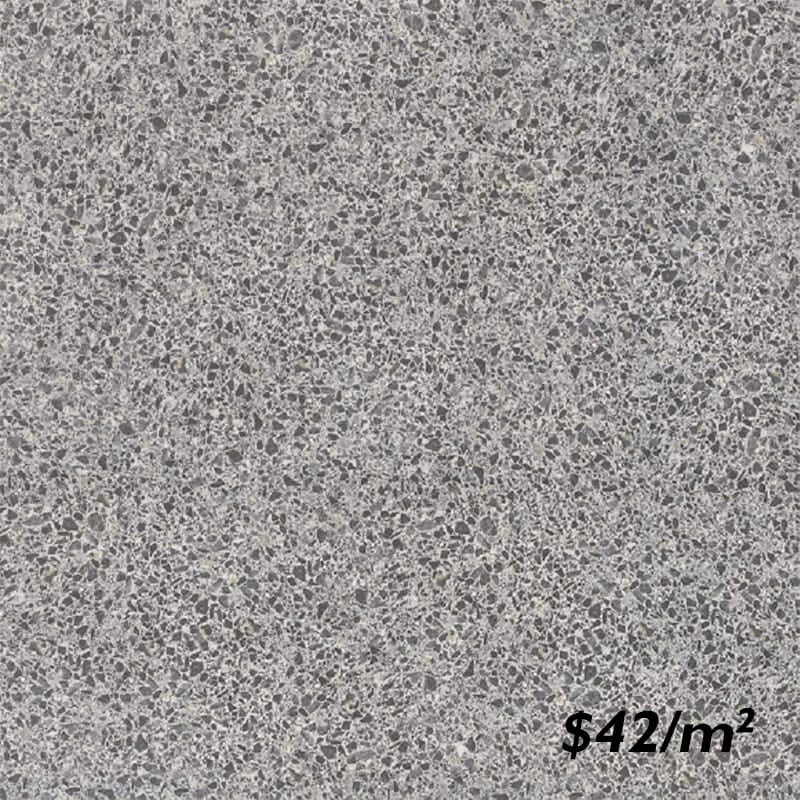 Victiles Tile T/TERDGMTM6060 ENTIVA TERRAZZO DARK GREY MATT 600*600mm REC.