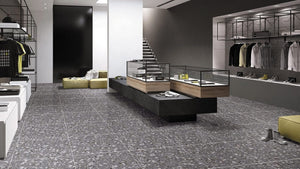 Victiles Tile TER CHA60M SWC TERRAZZO CHARCOAL 600X600MM MATT R10