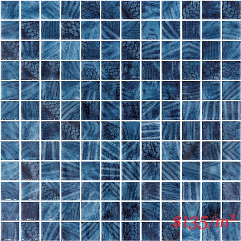 Victiles Tile PM SHARK SQ 25X25MM SHARK IDENTITY (Sheet Size 311X311MM) Spain Made