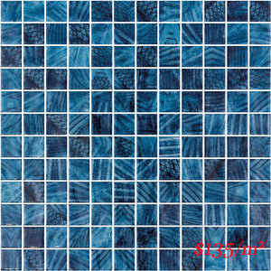 Victiles Tile PM SHARK SQ 25X25MM SHARK IDENTITY (Sheet Size 311X311MM) Spain Made