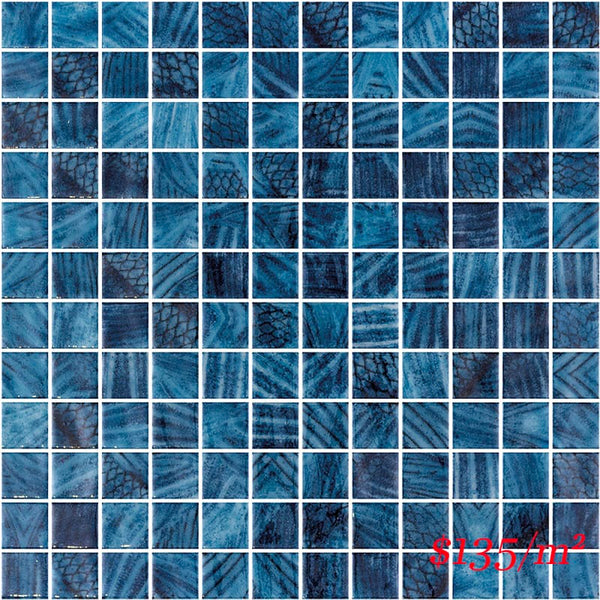 Victiles Tile PM SHARK SQ 25X25MM SHARK IDENTITY (Sheet Size 311X311MM) Spain Made