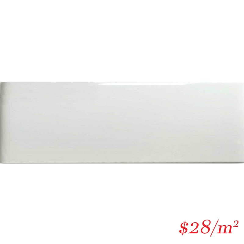 Victiles Tile LEO0010   GLOSS WHITE 100X300MM