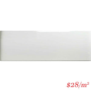 Victiles Tile LEO0010   GLOSS WHITE 100X300MM