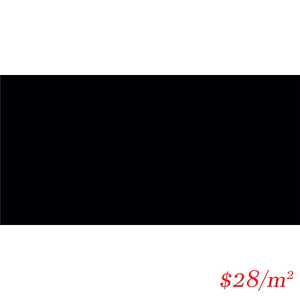 Victiles Tile LEO0017 PLAIN BLACK GLOSS 75*150MM