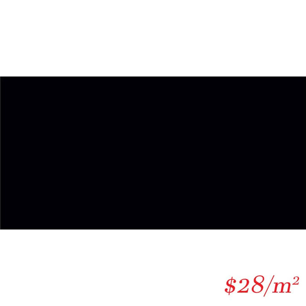 Victiles Tile LEO0017 PLAIN BLACK GLOSS 75*150MM