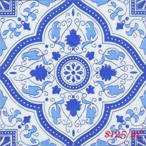 Victiles Tile 2MORPEBL T210404 MOROCCO PERSIAN BLUE GLOSS 200X200MM