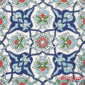 Victiles Tile 2MORTUBL T210411 MOROCCO TURKISH BLUE GLOSS 200X200MM