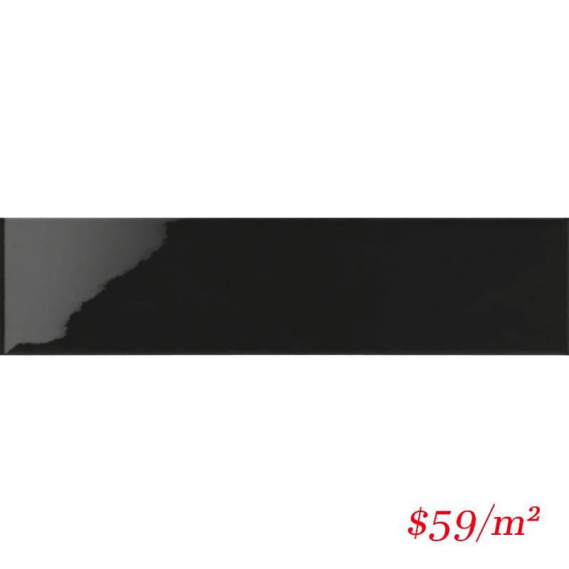 Victiles Tile T/MINBLGL65265 ENTIVA MINIMAL BLACK GLOSS 65*265mm