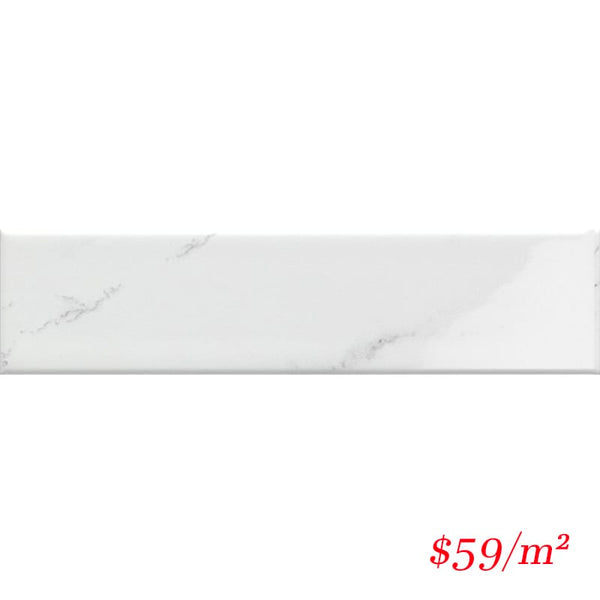 Victiles Tile T/MINCAG65265 ENTIVA MINIMAL CARRARA GLOSS 65*265mm