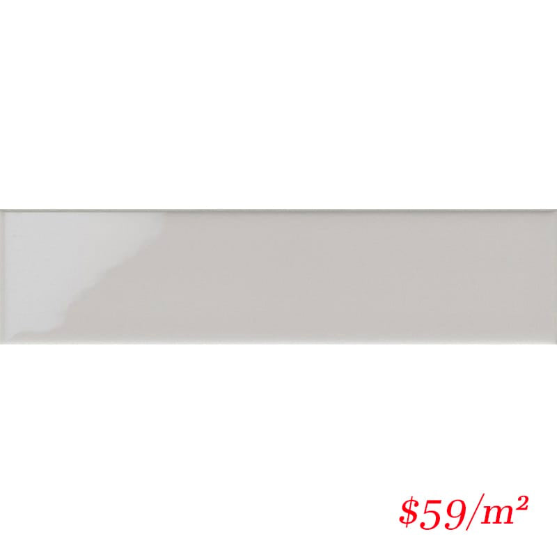 Victiles Tile T/MINLGGL65265 ENTIVA MINIMAL LIGHT GREY GLOSS 65*265mm